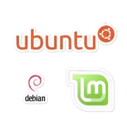 Linux Sticker Pack, Ubuntu, Linux Mint, Debian Vinyl Stickers