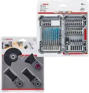 Bosch Professional 4-Piece Starlock Multitool Set & 35-Piece Drill Bit Set