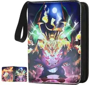 400 Card Pocket Binder with 4 Pocket Trading Cards Album Folder Pokemon TCG