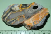 BumbleBee Jasper - West Java, INDONESIA Mineral specimen 90x45x30mm 240g #BUM3