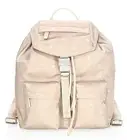 NWT Authentic MCM Dieter Monogrammed Two-Pocket Nylon Backpack Born Beige $595