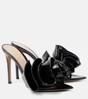 [Gianvito Rossi] Gianvito Rossi Gabrielle 105 leather mules AU 9 black