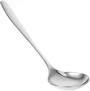 Stainless Steel Soup Ladle Spoon with Extra Long Handle Versatile Mixing and Serving Spoon for Home Cooking Buffets and Banquets for Ramen and Soup Distribution