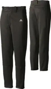 Adidas Incite Youth M Open Bottom Baseball Pant Black BAA0097 FAST SHIP! D37