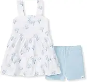 [Burt's Bees Baby] baby-girls Top and Pant Set, Sleeveless Tunic and Leggings Bundle, 100% Organic Cotton