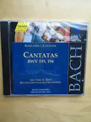 BACH CANTATAS BWV 193,194 HANSSLER EDITION NO.58 CD
