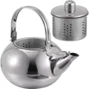 Infuser Teapot Stainless Steel Kettle Travel Daily Stovetop Convenient