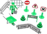 DRESSOOS 1Set Realistic Traffic Sign Model for Educational and Imaginative Play for DIY Scenarios and Traffic Knowledge Development