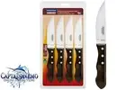 TRAMONTINA CHURRASCO POLYWOOD JUMBO BARBECUE STEAK KNIVES 4PC SET 21199/931