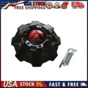 Fuel Wheels Gloss Black / Red Logo Custom Wheel Center Cap Caps # 1001-63GB (1)