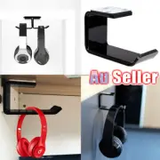 New Mount Holder Headphone Stand Hanger Hook Clever Dual Headset Under Desk Tape