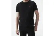 Polo Ralph Lauren Men's Jersey Crew Neck Tee / T-Shirt / Tshirt - Black