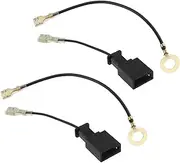 OTOTEC 2 Sets Car Speaker Wire Adapter Car Horn Special Plug Compatible with Toyota Wiring Harness Pigtail Socket Car Horn Connector Harnesses Cable Black