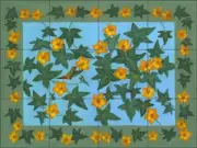 Iris Tile Backsplash Poole Flower Floral Art Ceramic Mural FPA032