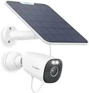 REOLINK Argus Eco Ultra, Solar Camera Outdoor Wireless, 4K Security Cam, 5G / 2.4GHz Dual WiFi, Forever Power with Sun - Powered Panel, Spotlight, AI Detection, Local Storage, No Monthly Fee