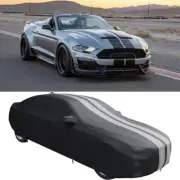 For Ford Mustang Shelby GT350 GT500 Indoor Car Cover Dustproof Satin Stretch (for: Ford)