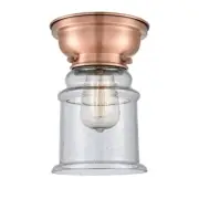 Innovations 184-LED Canton 1-Lt Flush Mount, A Copper/Seed - 623-1F-AC-G184-LED