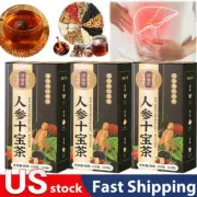 3BOX Original Ginseng Ten Treasure Tea,Ginseng Health Tea Shibao Tea,Men's Tea
