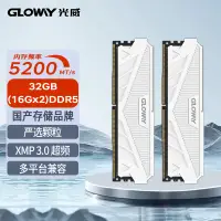 在飛比找京東台灣優惠-光威（Gloway）32GB(16GBx2)套裝 DDR5 