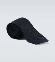 [Lardini] Lardini Silk tie One Size blue