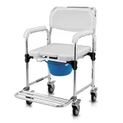 Altus Mobile Shower Platform Wheelchair with Commode Waterproof Aluminium
