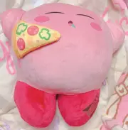 KIRBY'S BURGER Plush Toy Kirby 2021 Pizza B Prize: Full Stomach cushion