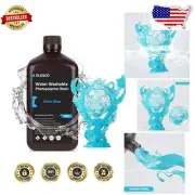 Clear Blue 3D Printer Resin, Fast Curing & Low Shrinkage for LCD/DLP Printers