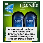 Nicorette Cooldrops Quit Smoking Nicotine Lozenges Icy Mint 4mg 160 Pack