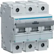 HAGER HMF380T - 80Amp Three Pole 10kA Circuit Breaker - C Curve
