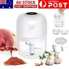 350ML Electric Garlic Food Chopper Vegetable Chopper Grinder Blender Crusher UK
