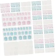 Baluue Super Nail Stickers Sheets Double Sided Adhesive Tabs Easy Removal Suitable for Finger Sizes