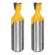 2pcs Dovetail Router Bit 5/16" Diameter 1/2" Shank 14 Degree Dovetail Joint Bit