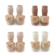 Cartoon Bear Baby Socks Toddler Floor Socks Boys Girls Unisex Anti-Skid Socks