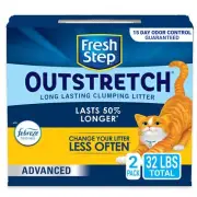 Fresh Step Outstretch, Clumping Cat Litter, Advanced, Extra Large, 32 Pounds ...
