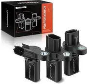 A-Premium Camshaft Crankshaft Position Sensor Compatible with Nissan & Infiniti Vehicles - 3.5L V6 - Altima, Maxima, 350Z, Murano, Quest, FX35, G35, M35 - Set of 3