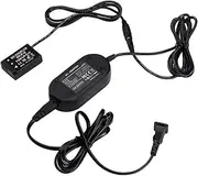 Cameras Power Supply LP-E17N Dummy Battery, 8.4V3A AC Power Converter Coupler Charger Kit for Canon R8, R50, R10, R100, RP, 77D, 200D, 250D, with Power Cable