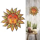 Patio Wall Art Sun Flower Wall Plaque Home Office Natural And Unobtrusive