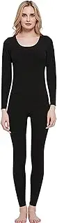 [Gkaopi] Women Thermal Underwear Set Base Layer Long Sleeve Top Ultra Soft Long Johns Lined Thermal leggings Thermals Trousers Winter Warm Base Layer Set For Ladies