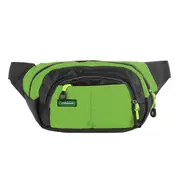 2 pcs Waterproof Sport Waist Bag Phone Bag Crossbody Bag For Hiking Jogging Running GREEN COLOR