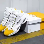 REEBOK 籃球鞋 QUESTION MID YELLOW TOE KOBE 黃頭 白黃【ACS】 FX4278 現貨