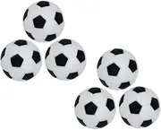 Table Soccer Balls 6pcs Mini Foosball Balls 23mm Replacement Balls Sports Soccer Boys and Girls Soccer Goals Table Football Set