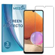 [3 Pack] Samsung Galaxy A22 4G (6.4") Anti-Glare Matte Screen Protector Film by MEZON – Case Friendly, Shock Absorption (A22 4G, Matte)