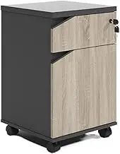 File Cabinet Office Cabinet Wooden Under Desk Filing Cabinet Storage Cabinet Data Cabinet with Locking Drawer Short Cabinet Office Sideboards Office Drawer(Natural)