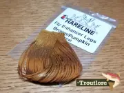BROWN & PUMPKIN FLY ENHANCER LEGS BY HARELINE DUBBIN FLY TYING NEW