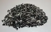 1000Pcs E7512 20AWG 0.75mm² BLACK Insulated Ferrule Bootlace Terminals Crimp