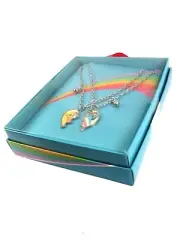 My Little Pony Rainbow Dash & Fluttershy Heart Necklaces GIFT BOXED