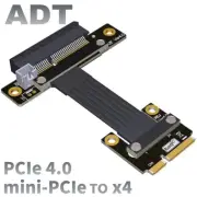 Mini Pcie To PCIE X4 Wireless Network Card Adapter Extension Cable PCIE4.0
