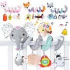 Baby Crib Cot Music Pram Hanging Rattles Spiral Stroller Car Seat Toy Practical