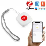 Mini Tuya ZigBee Elderly SOS Button Emergency Sensor Alert Push Automation Alarm