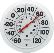 Springfield Indoor Outdoor Big and Bold Dial Thermometer Wireless Thermometer